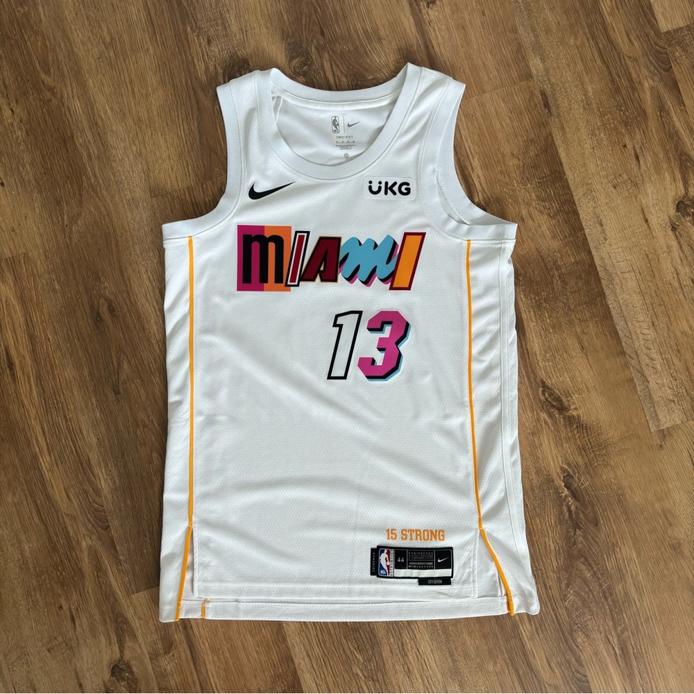 NBA Miami Heat Bam Adebayo Nike Miami Mashup Jersey Vol. 2 - Size M